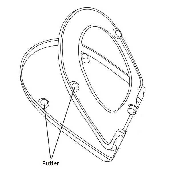 Villeroy & Boch Puffer für WC-Sitz (My Nature)