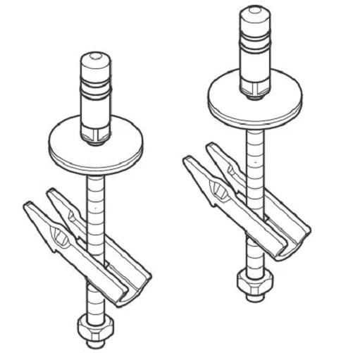 Villeroy & Boch Scharniersatz mit Quickrelease für WC-Sitz (O.Novo Vita, O.Novo, Architectura, Omnia Architectura)