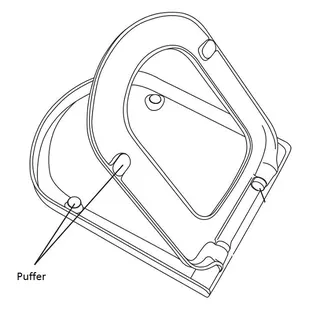 Villeroy & Boch Puffer für WC-Sitz (Sentique)
