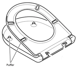 Villeroy & Boch Puffer für WC-Sitz (O.Novo)