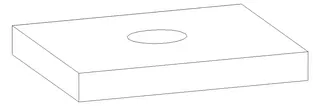 HB Waschtischplatte Platten Komfort WP070EKA0X 91x700x560mm – Bild 2