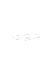HB Waschtisch Komfort Stretto GW100BBAGX 15x1010x510mm