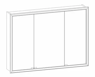 HB Spiegelschrank SP Fine Vorwand SP100IAT0L 762x1028x170mm