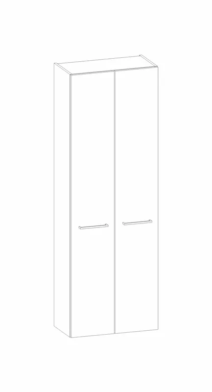 HB Hochschrank Beimöbel + Extras HS060JAA1S 1750x600x400mm