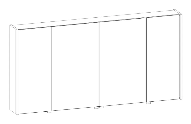 HB Spiegelschrank SP Twin SP160IAN0S 700x1600x170mm