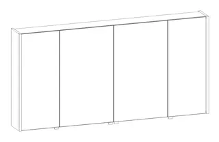 HB Spiegelschrank SP Twin SP160IAN0S 700x1600x170mm