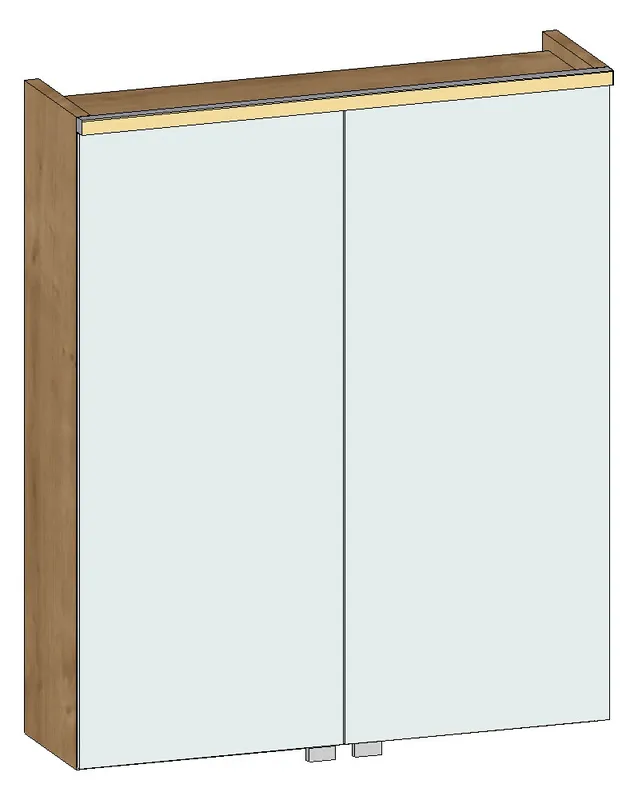 HB Spiegelschrank SP Slim SP060IAI0S 716x600x170mm