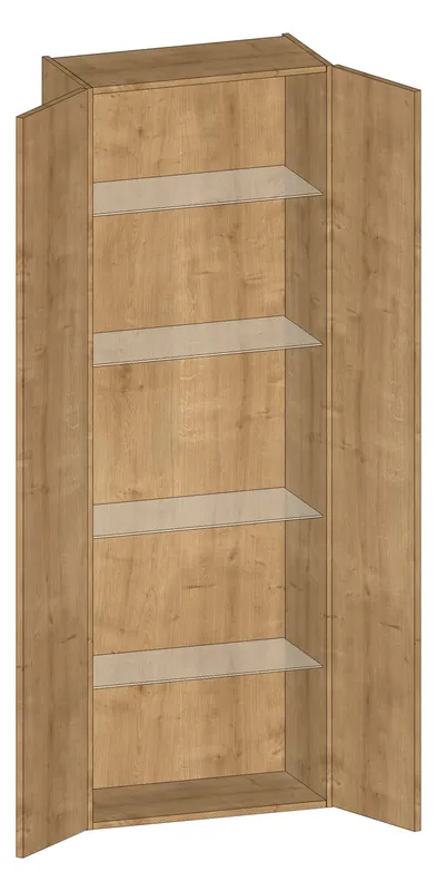 HB Hochschrank Beimöbel + Extras HS060JAA2S 1750x600x400mm
