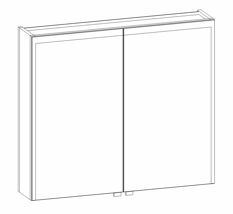 HB Spiegelschrank SP Joy SP080IAP0S 700x800x170mm