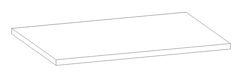 HB Ablageplatte EXTRAS AP080JHA0X 25x800x0mm