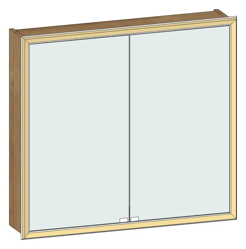 HB Spiegelschrank SP Fine Vorwand SP080IAT0S 762x828x170mm