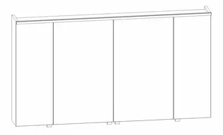 HB Spiegelschrank SP Slim SP130IAI0S 716x1300x170mm