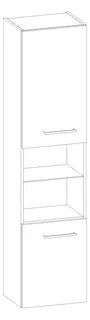 HB Hochschrank Beimöbel + Extras HS040JDC1S 1650x400x400mm – Bild 2