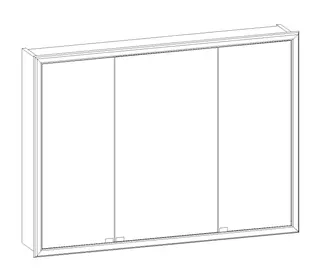 HB Spiegelschrank SP Fine Einbau SP10FIAV0S 0x0x170mm