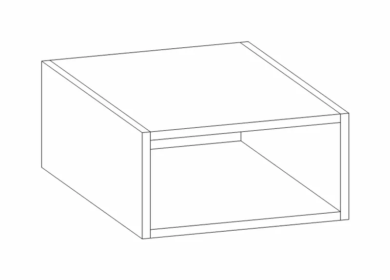 HB Regal Platten Komfort OR02FEAA0S 200x200x535mm