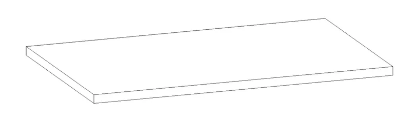 HB Ablageplatte EXTRAS AP090JHA0X 25x900x0mm