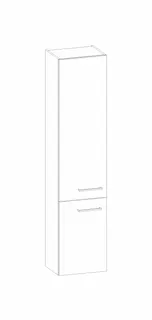 HB Hochschrank Beimöbel + Extras HS040JAA1S 1750x400x400mm