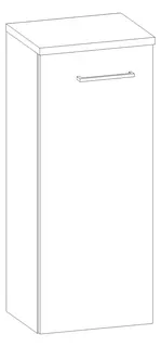HB Highboard Beimöbel + Extras HB040JDI2S 966x400x400mm – Bild 2