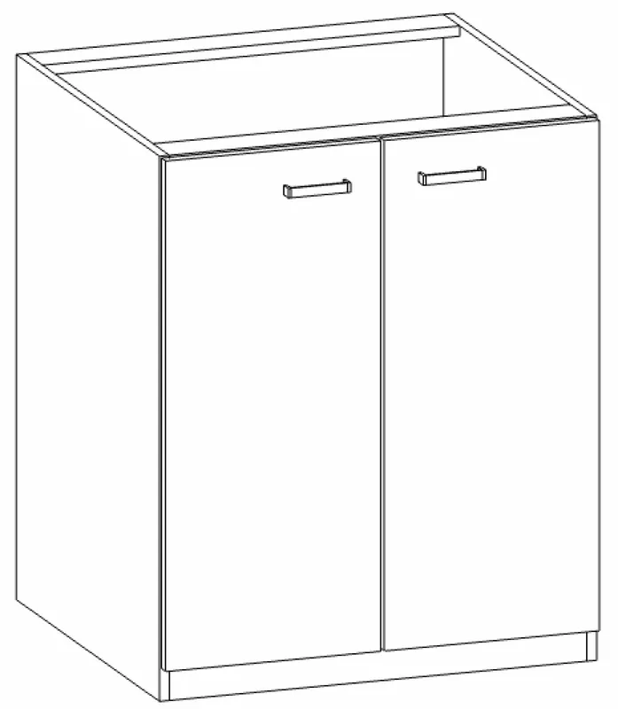 HB Unterschrank Beimöbel + Extras WM070JAA1S 870x700x700mm