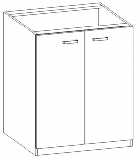 HB Unterschrank Beimöbel + Extras WM070JAA1S 870x700x700mm