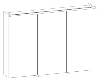 HB Spiegelschrank SP Slim SP100IAI0S 716x1000x170mm – Bild 2