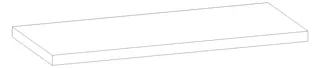 HB Ablageplatte EXTRAS AP130JIA0X 50x1300x0mm – Bild 2