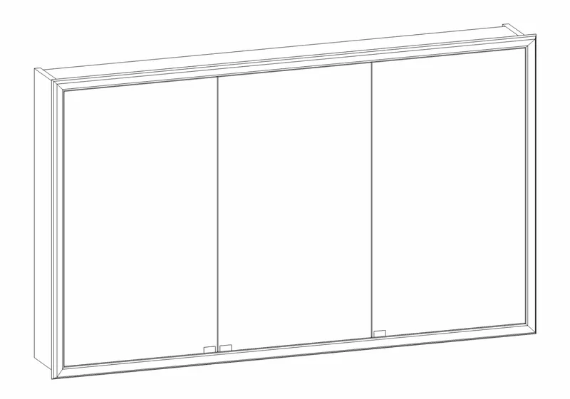 HB Spiegelschrank SP Fine Einbau SP120IAV0S 762x1228x170mm