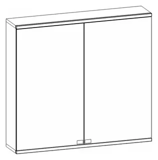 HB Spiegelschrank SP Future 2.0 SP080IAC0S 732x800x170mm – Bild 2