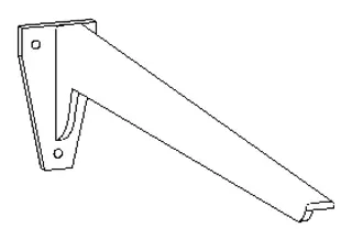 HB Konsole ZBKONKXC0X 100x53x500mm