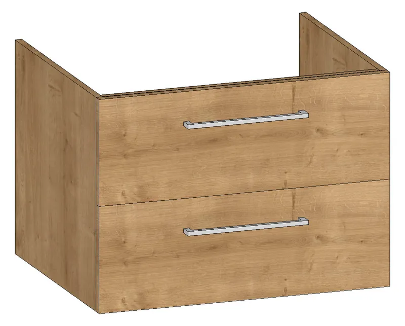 HB Wati-Unterschrank Platten Komfort WU070EAC1S 400x700x555mm