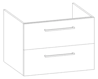 HB Wati-Unterschrank Platten Komfort WU070EAC1S 400x700x555mm – Bild 2