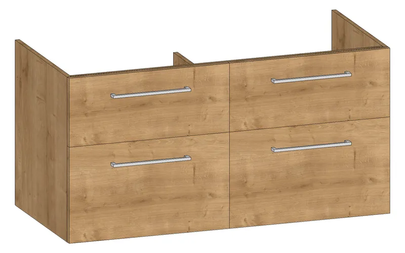 HB Wati-Unterschrank Fremdwaschtische WU130FCY1S 600x1260x490mm