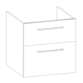 HB Wati-Unterschrank Fremdwaschtische WU060FBU1S 600x560x450mm
