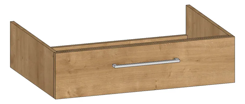 HB Wati-Unterschrank Platten Komfort WU080EBG1S 250x800x555mm