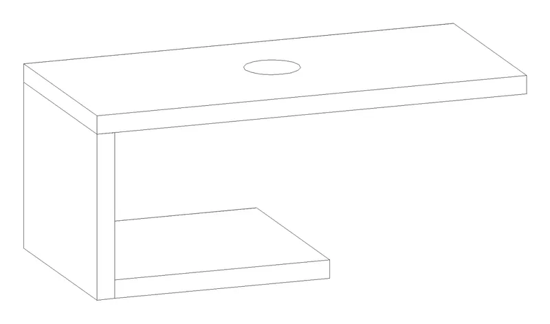 HB Waschtischplatte Platten Kompakt WPF01DJC0X 50x0x450mm