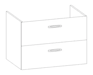 HB Wati-Unterschrank Fremdwaschtische WU075FAA1S 500x710x465mm