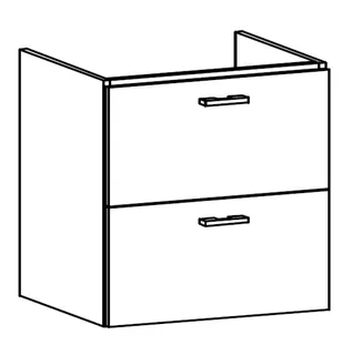 HB Wati-Unterschrank Fremdwaschtische WU055FAA1S 500x490x420mm
