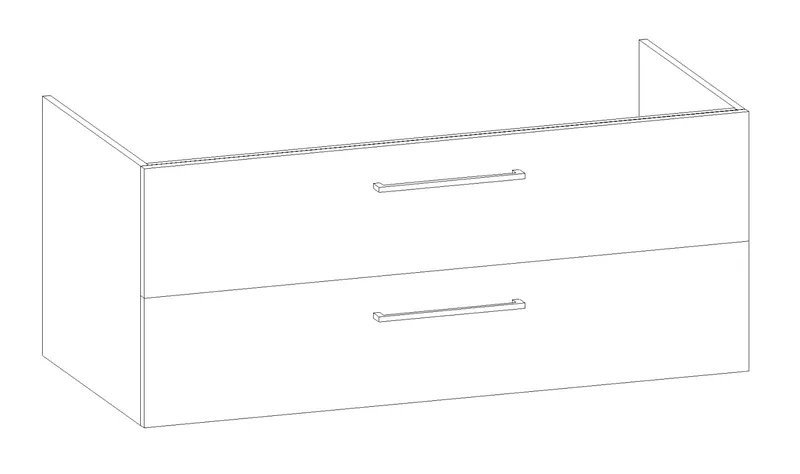 HB Wati-Unterschrank Fremdwaschtische WU120FBY1S 500x1150x450mm