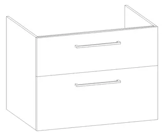 HB Wati-Unterschrank Fremdwaschtische WU095FAB1S 600x910x400mm – Bild 2