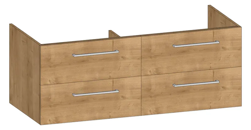 HB Wati-Unterschrank Komfort Future 2 WU140BAE1M 500x1390x535mm