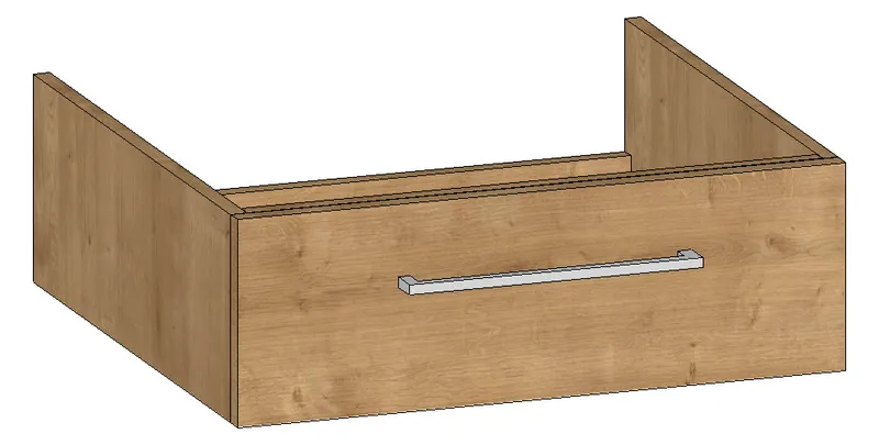 HB Wati-Unterschrank Platten Komfort WU060EBG1S 250x600x555mm