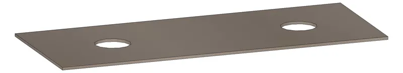 HB Waschtischplatte Platten Komfort WP140EBB0X 12x1400x560mm