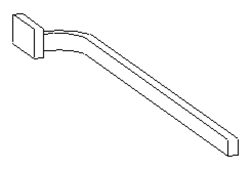 HB Handtuchhalter ZBHTHKXA0X 25x53x400mm