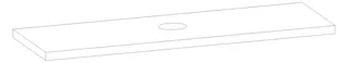 HB Waschtischplatte Platten Komfort WP180EIA0X 50x1800x560mm – Bild 2