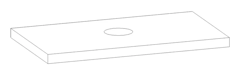 HB Waschtischplatte Platten Komfort WP100EIA0X 50x1000x560mm