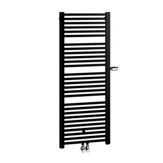 Kermi Basic plus,BH1770x450x35mm,links QN 767 W, schwarz soft(RAL 9005 MT) – Bild 2