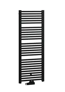 Kermi Basic -50 BH1448x35x599mm QN817, schwarz soft (RAL 9005 MT) – Bild 5