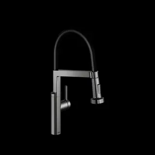 KWC Hebelmischer BISTRO E Highflex A235, Edelstahl