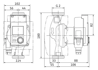 Wilo Nassläufer-Hocheffizienzpumpe Stratos PICO-Z 30/0,5-4,G2,1x230V,20W – Bild 2