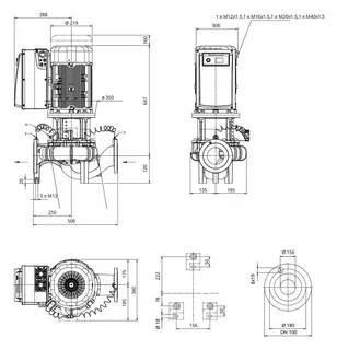 Wilo Trockenläufer-Hocheffizienz-Einzelp Stratos GIGA 100/2-22/11,DN100,11kW – Bild 2